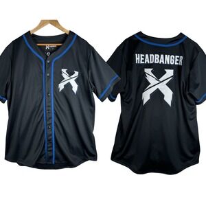 Excision Baseball‎ Jersey Size Large EDM Rave Festival Headbanger Streetwear